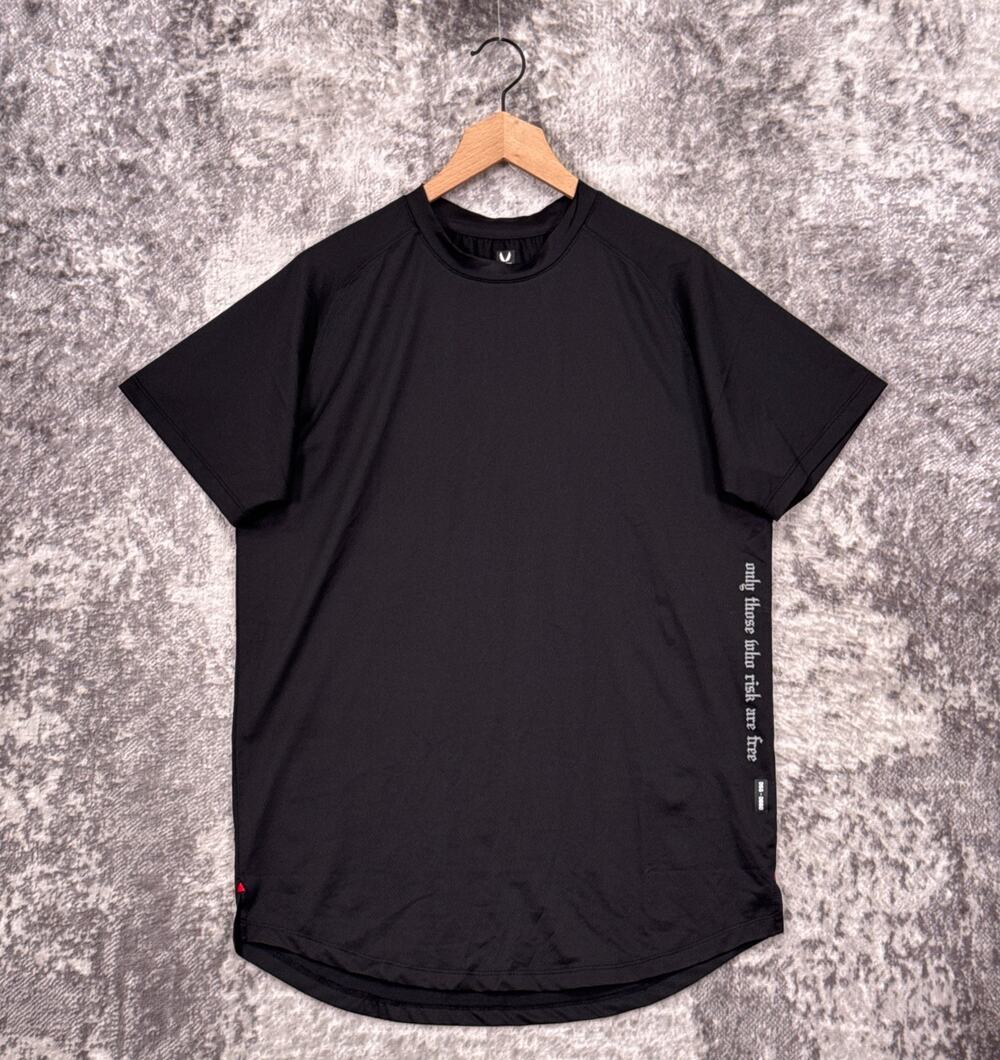 ASRV AeroSilver Established Workout Tee Shirt XL Mens Black Short Sleeve
